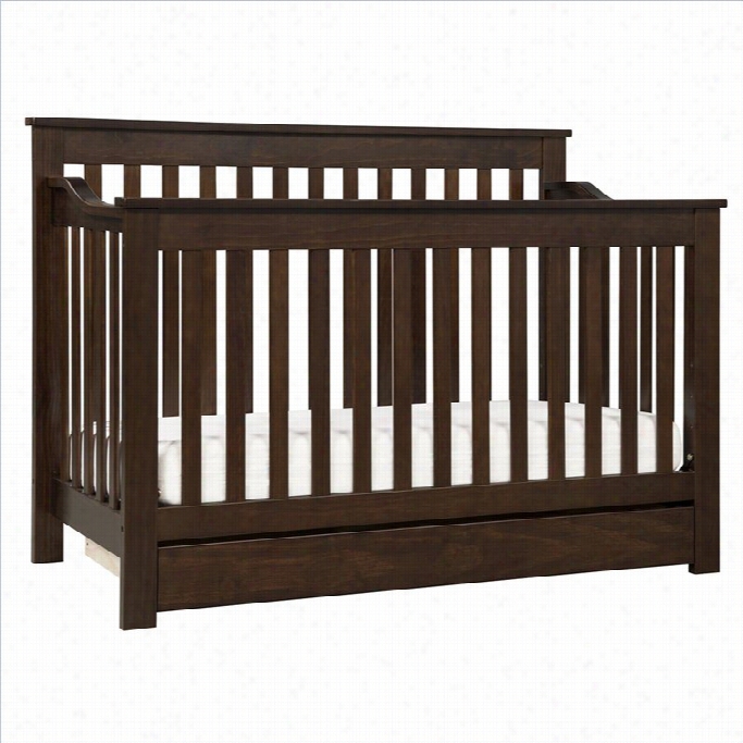 Da Vinci Piedmont 4-in-1 Convertilbe Crib With Toddler Rail In Espresso