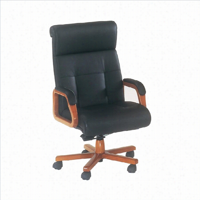 Dmi Belmont Xeecutive Leather  High Back Office Chair-exceutive Cherrry