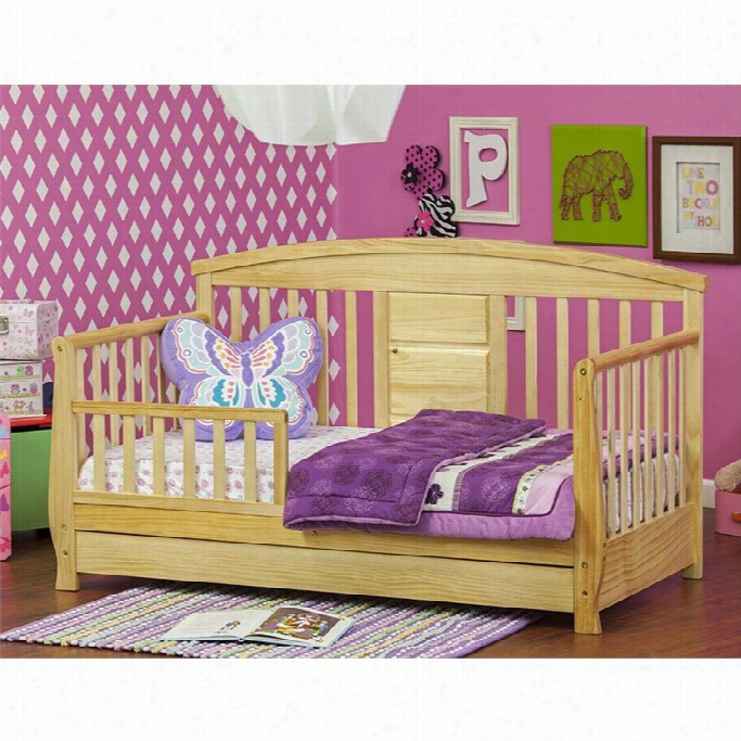 Dream On Me Deluxe Toddler Lifetime Bed In Natural