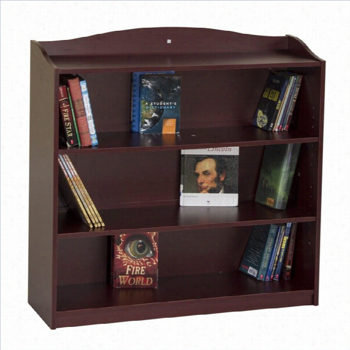 Guidecraft 4 Shelf Bpokshelf In Cherry