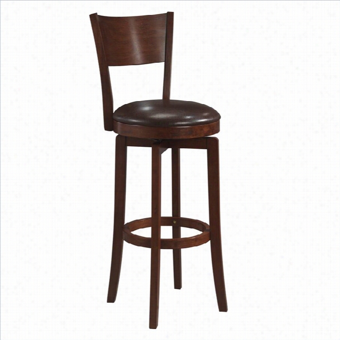 Hillsdale Archer 24.5 Swivel Counter Stool  In Brown