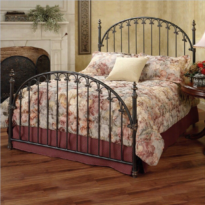 Hillsdale Kirkwell Metal Poster Bed In Brushed Bronze Finish-full