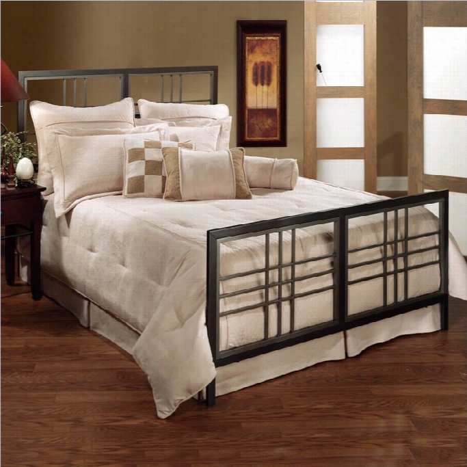 Hillsdale Tiburon Metal Bed In Mgnesium Pewter Finish-twin
