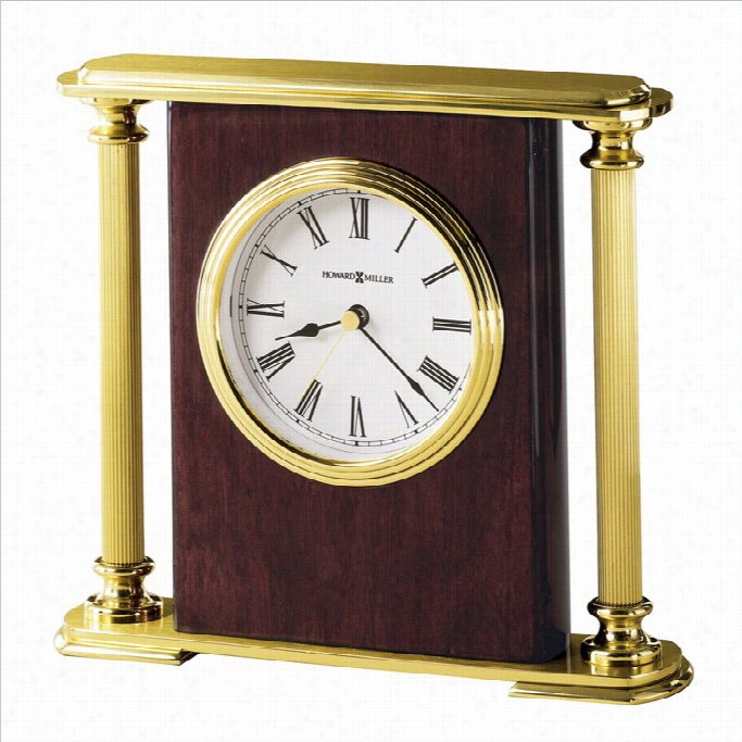 Howard Miller Rosewood Encore Bracke Table Top Clock