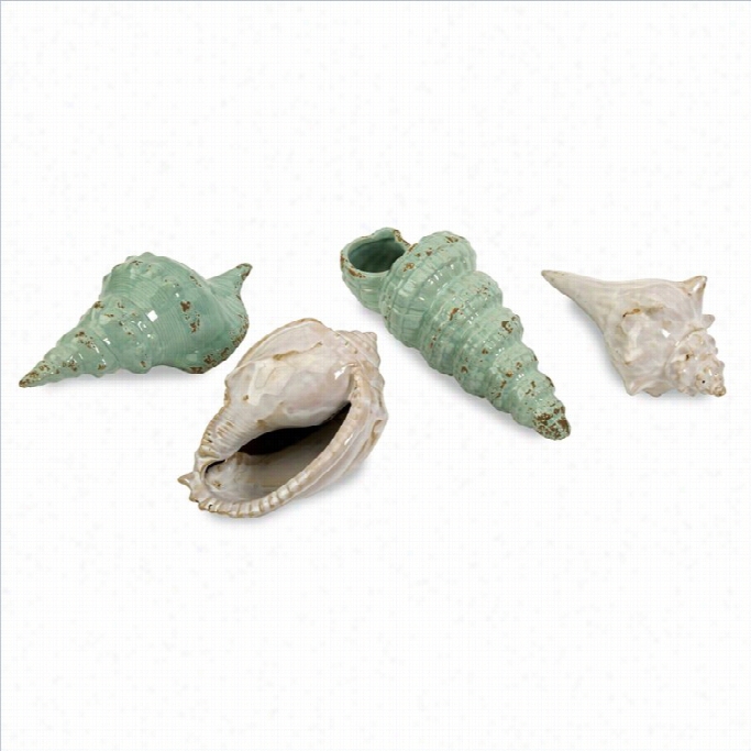 Imax Corporation Sea Shells Collection (set Of 4)