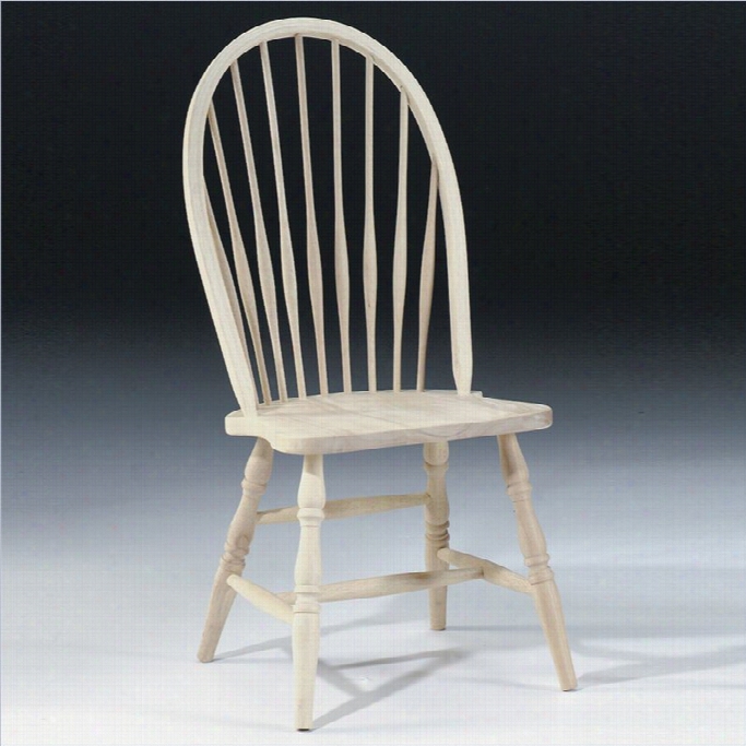 International Concepts Unpainted Tall Windsor Dining Chair