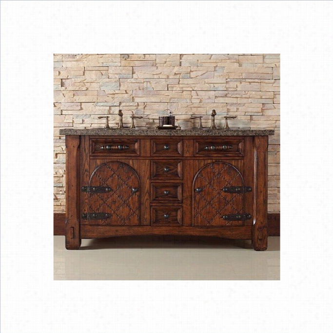 James Martin Marrakesh 60 Double Bahroom Vanity In Relic Amber