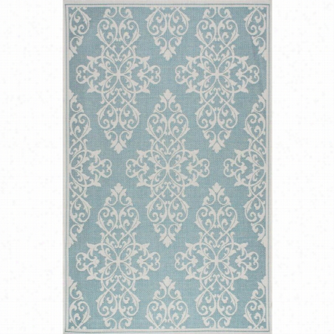 Nuloom 7' 10 X 1 1' 2 Ouutdoo R  Bivins Rug In Turquoise