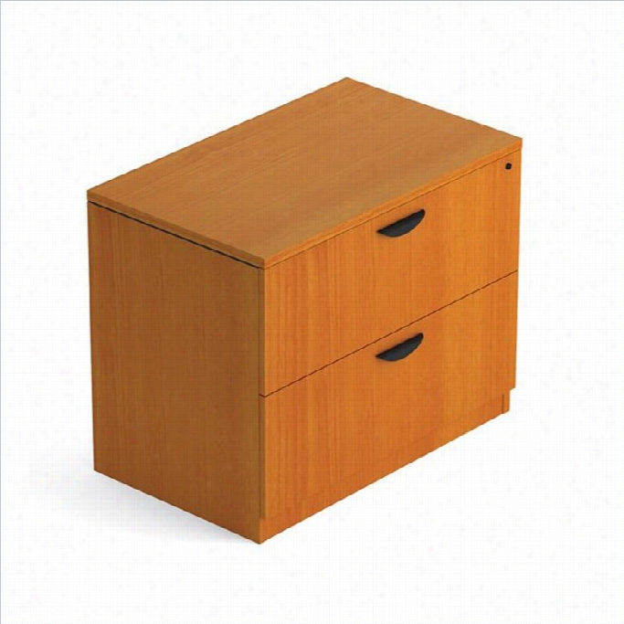 Offices To Go 2 Drawer Lateral Wood File With Confine  In American Cherry