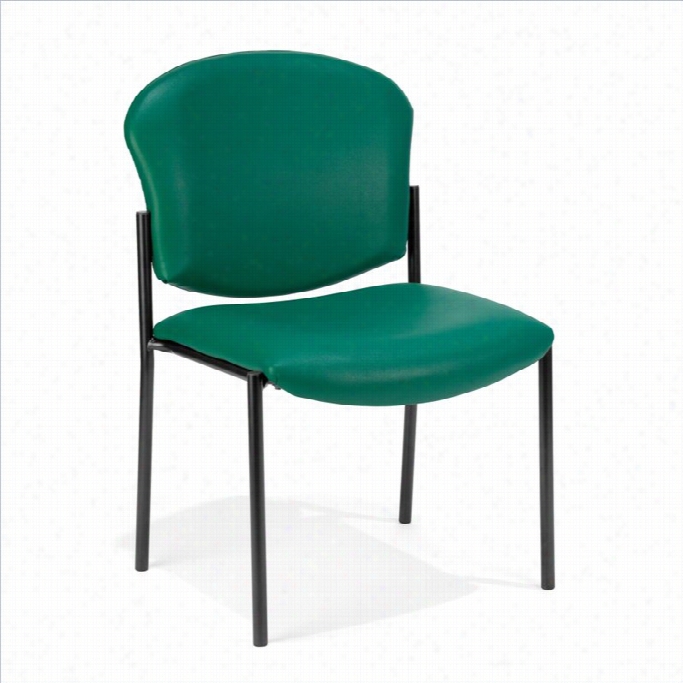 Ofm Mamor Series Anti-bacterial Guest Reception Chair  In Teal