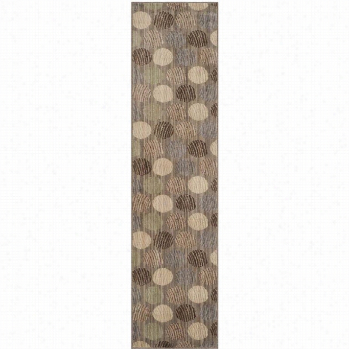 Safavieh Infinity Taupe Contemporary Rug - Runner 2' X 8'