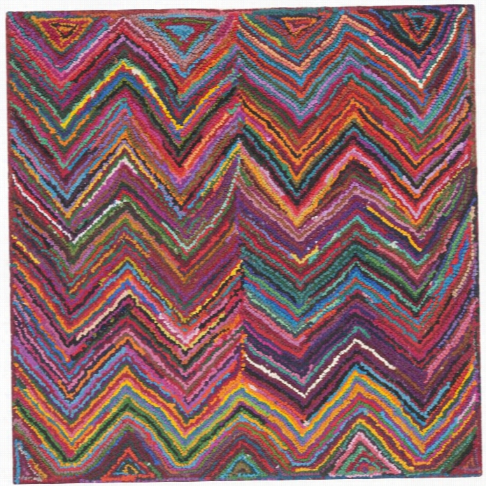 Safavieh Nantucket Pink Contemporary Rug - Squade 6'