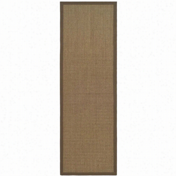 Safavieh Natural Fiber Brown Yard Rug - Runner 2'6 X 12'