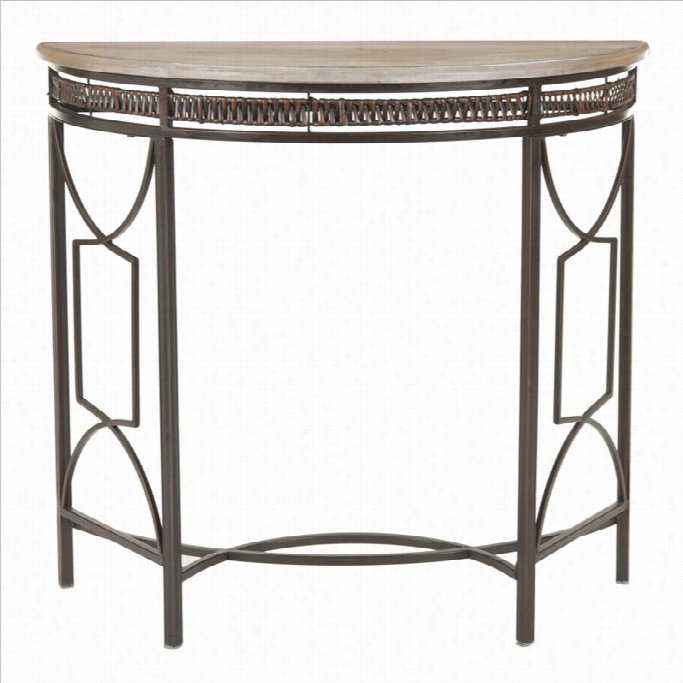 Safavieh Paris Copper Console With Wood Top