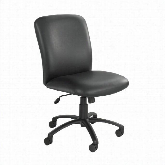 Safco Uber Big And Tall Higy Back Task Office Chair In Black Vinyl