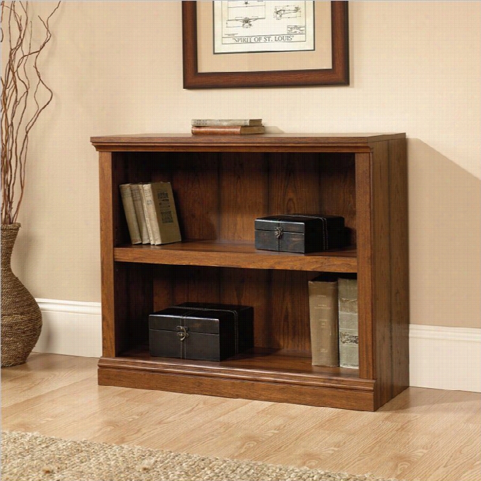 Sauder Choose 2 Shelf Bookcase In Washington Cherry