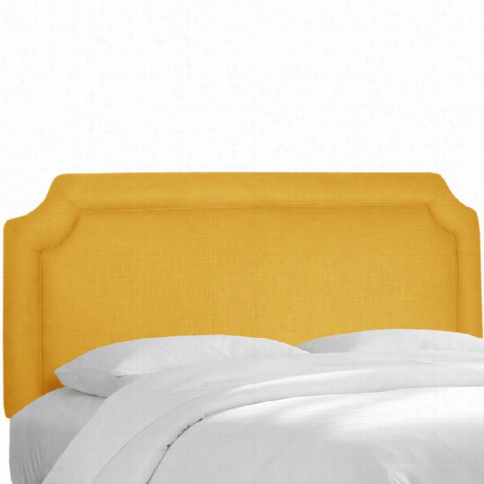 Skyline Notched Panel Headboard In Yellow-california King