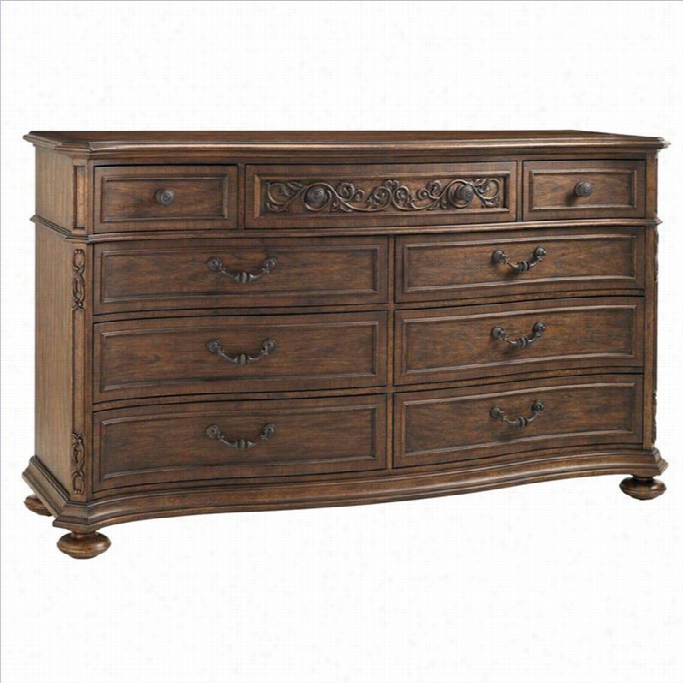 Stanley  Furniture Villa Fiora Dresser In Toastted Pcean