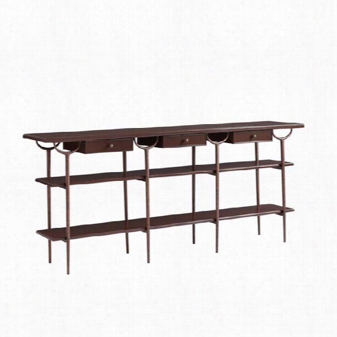 Stanley Villa Couture Asti Console Table In Pomegtanate