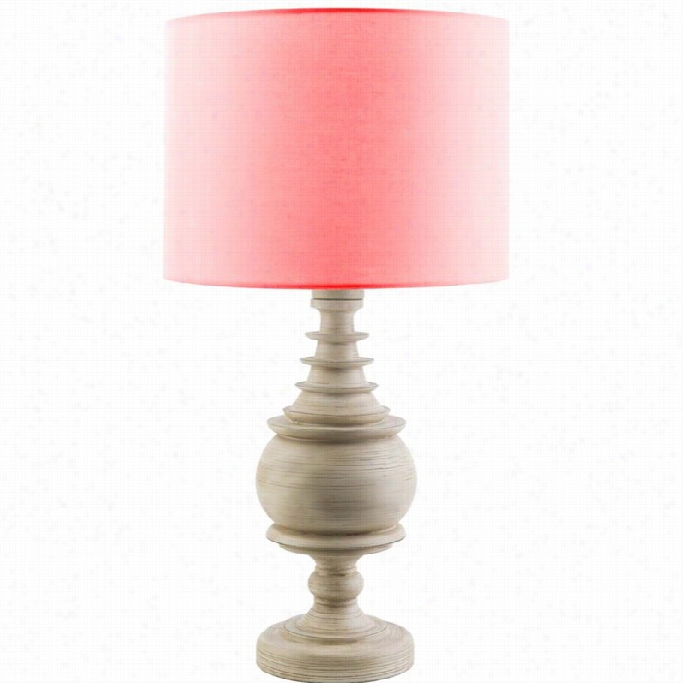 Surya Acaciia Resin Table Lamp In Red