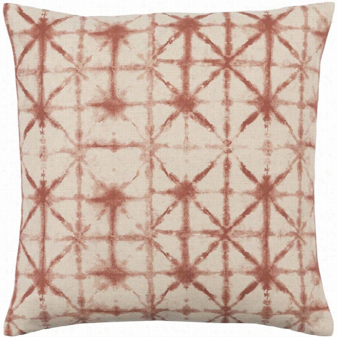 Surya Nebula Down Fill 22 Quare Pillow In Red