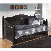 Ashley Jaidyn Wood Storage Daybed in Black