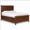 Magnussen Riley Panel Bed With Regular Rail and Storage in Cherry-Twin