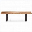 ZUO HeyWood Modern Wood Double Bench in Natural