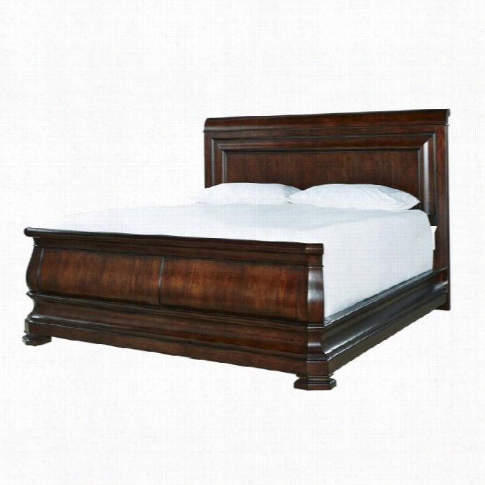 Universal Furniture Reprise King Sleigh Bed In Rustic Chrery