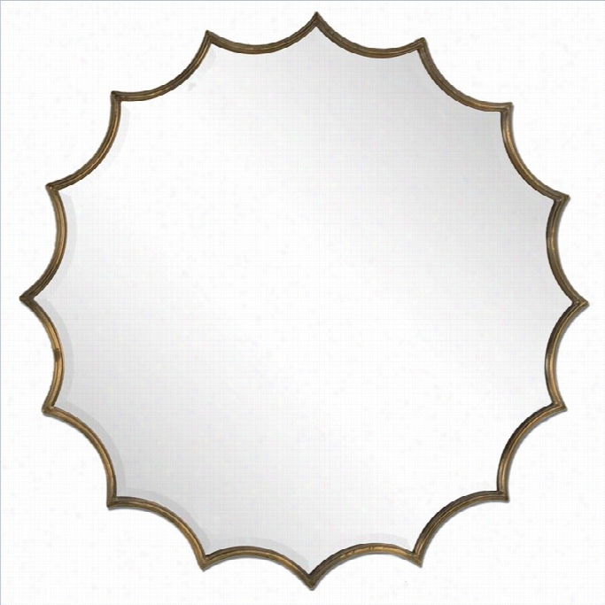 Uttermost San Amriano Starburst Mirror In Oxidized Coopper