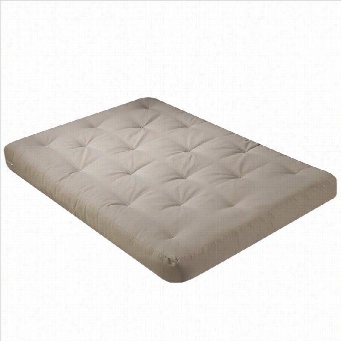 Wolf Usf-7 8 Inch Innrespring Futon Mattress In Khaki-full