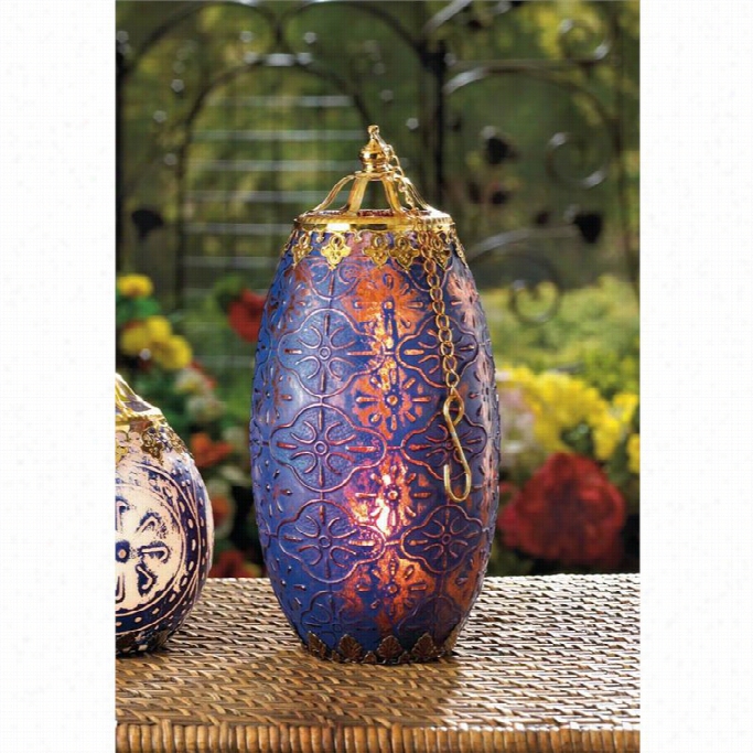 Znigz And Thingz Relic Moroccan Hanging Candle Lamp