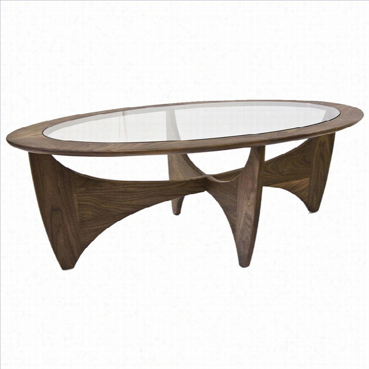 Aeon Furniture Angela Coffee Table In Walnut