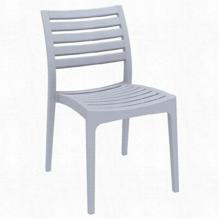 Compamia Ares Outdoor Dining Chair N Silver Gray