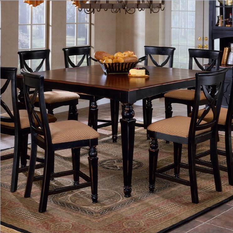 Hillsdale Northern Heights Counter Height Dining Table Inb Need And Cherry