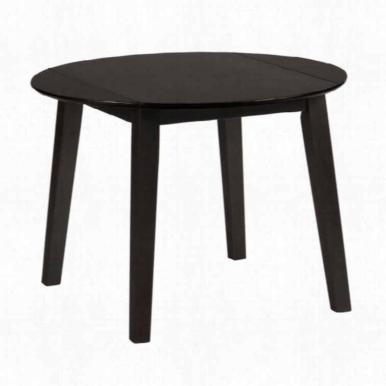 Jofran Simplicity Round Wodo Drop Leaf Table Inespresso