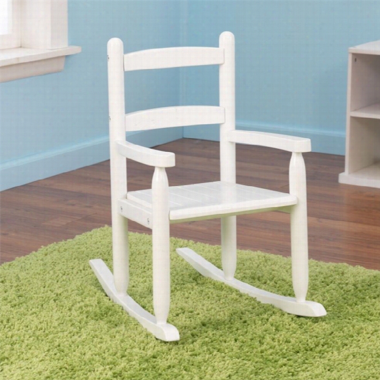 Kidkraft 2-slat Rocking Chair In White