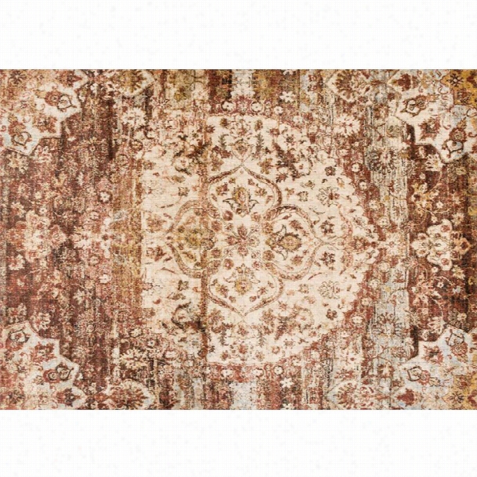 Loloi Anastasia 9'6 X 13' Rug In Rust And Ivory