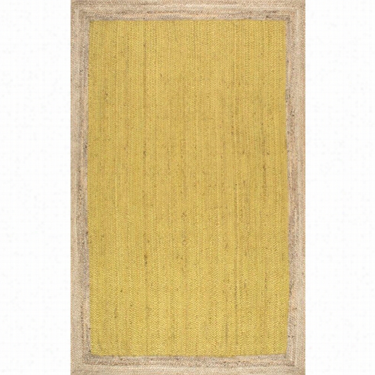 Nuloom 4' X 6' Hand Woven Eleonora Rug In Yellow