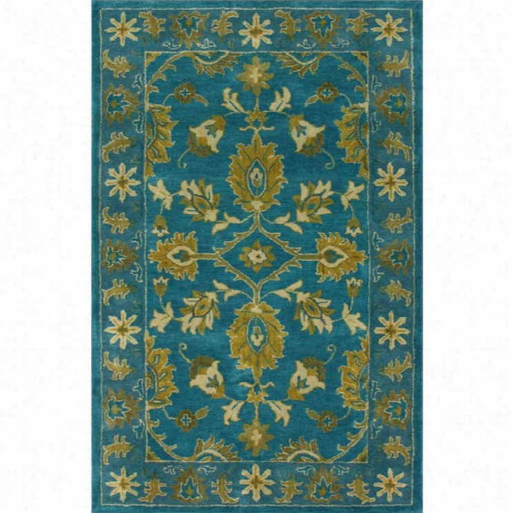 Nuloom 8' X 10' Hand Tufted Vita Ovedryed Style Rug In Turqoise