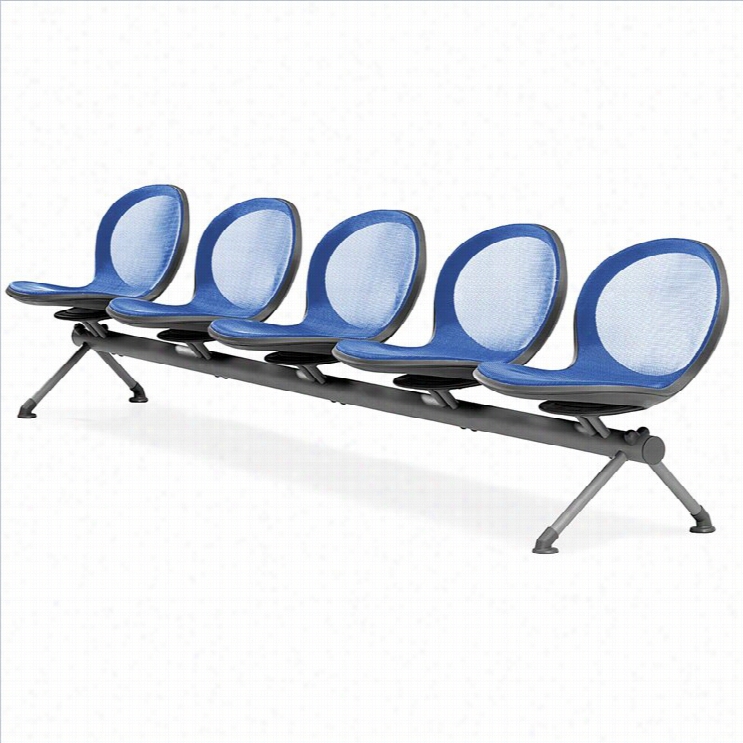 Ofm Net Beam Guest Chair With 5 Seats In Marine
