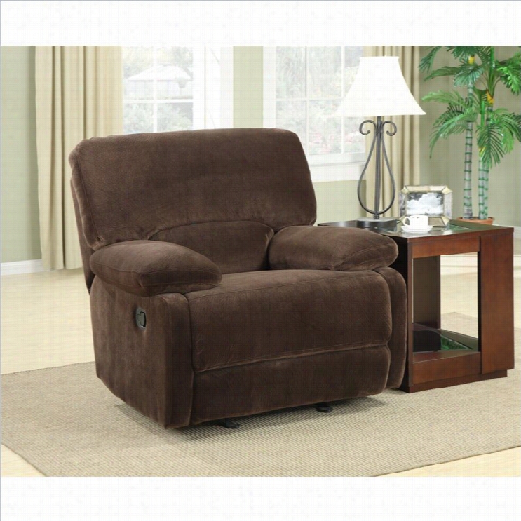 Pri Walcott Glider Recliner In Rhino Ebluga