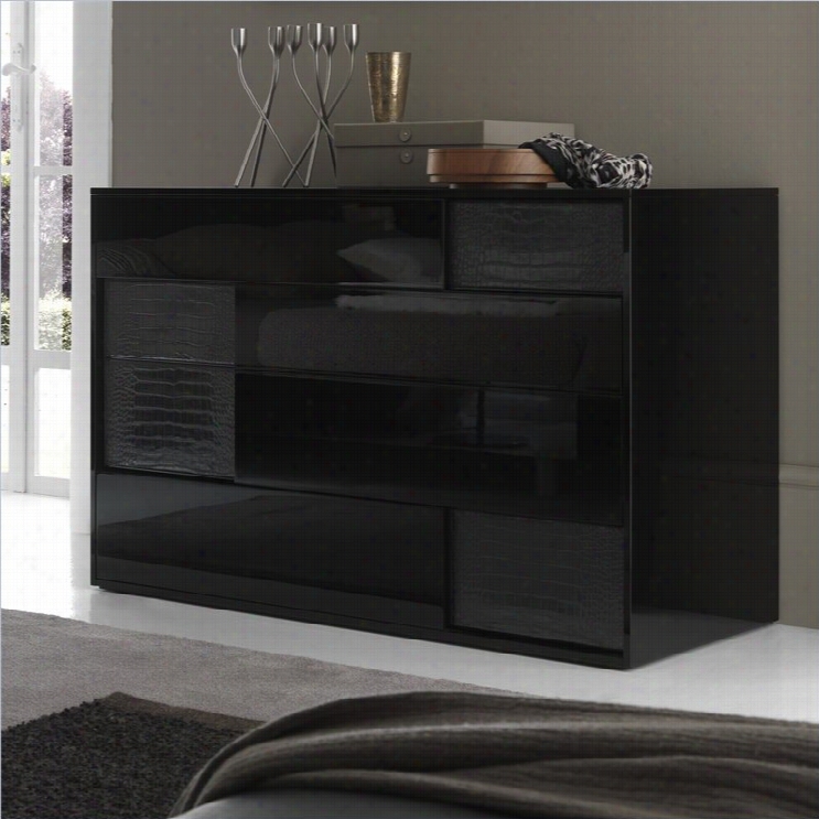 Rossetto Nightfly Dresser In Black