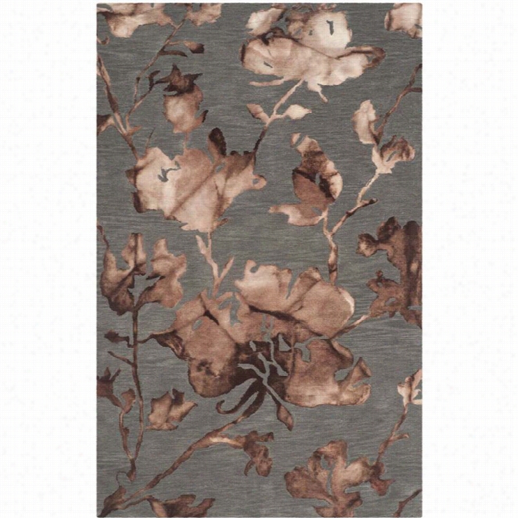 Safavieh Dip  Dyed Grey Contemporary Rug - 2'3 X 10'