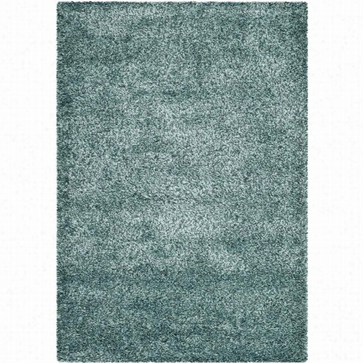 Safavieh New York Shag Turquoise Shag Rug - 8'6 X 12'