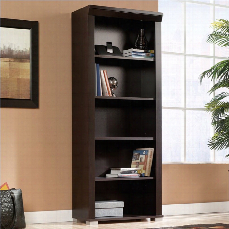 Sauder Town Bookcase In Jamocha Wood