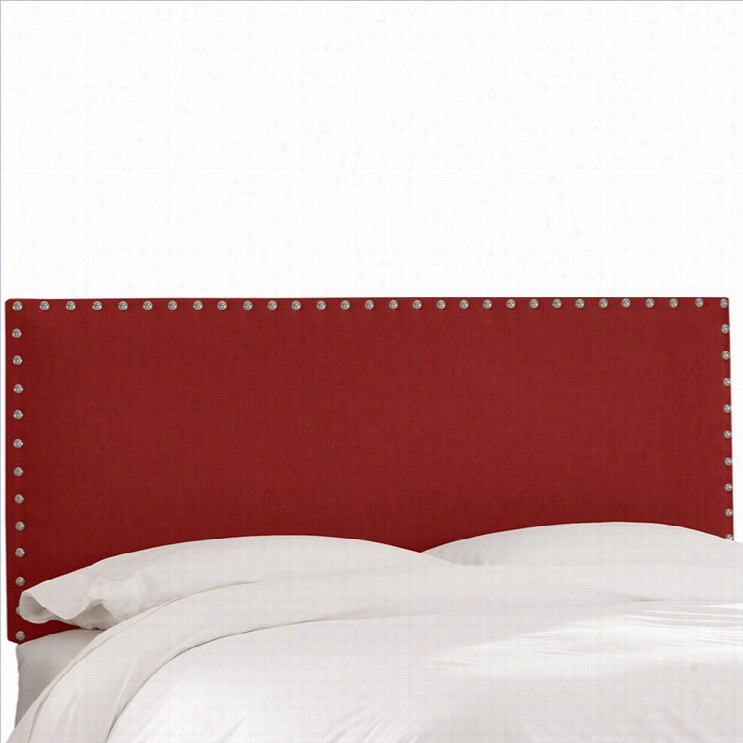 Skyline Furniture Pannel Headboard In Red-twin