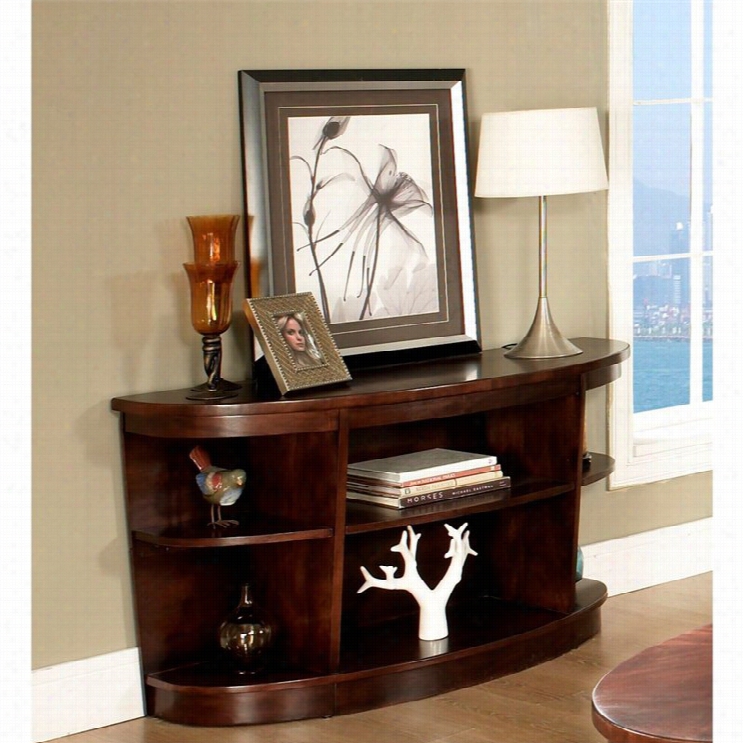 Somerton Montecito Sofa Table In Warm Medium Brown