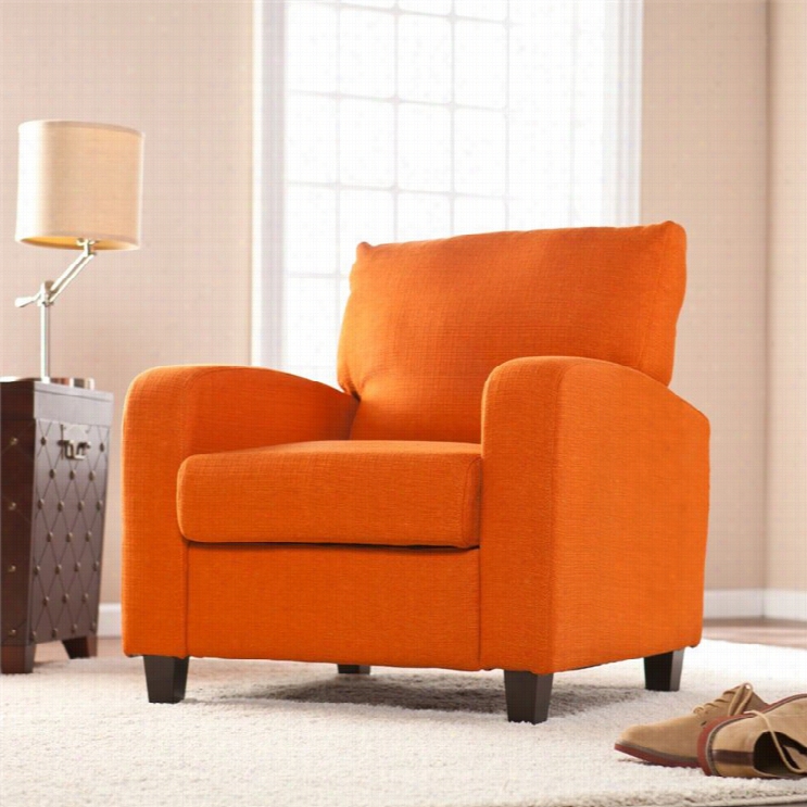 Southern Enterprises Kennedale Accent Arm Chair In Orange