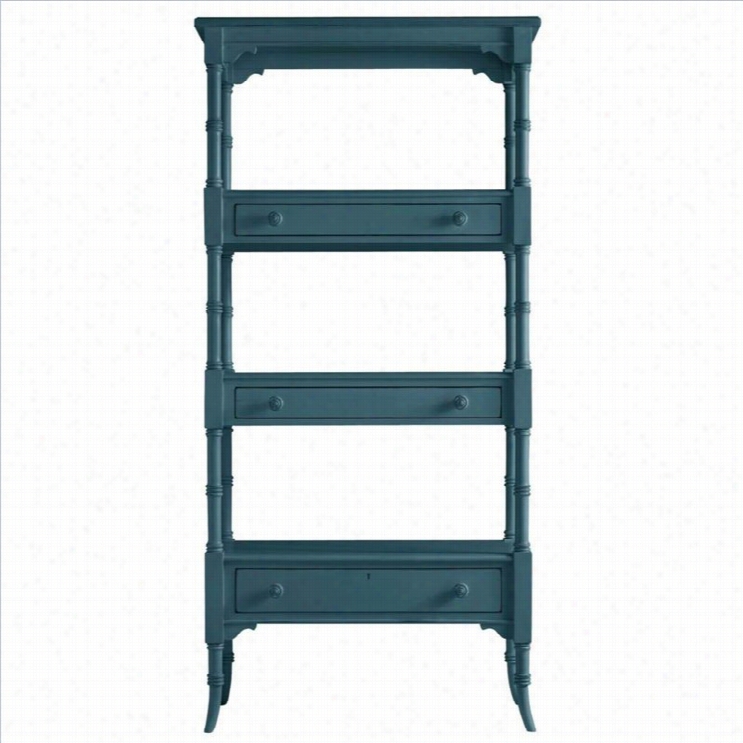 Stanley Furniture Coastal Iving Retreat Etagere In English Blue